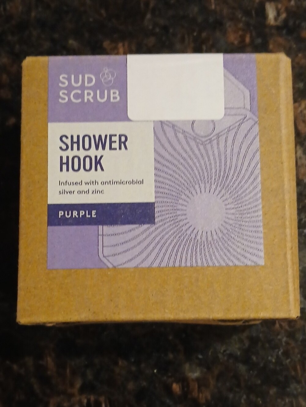 Sud & Scrub Purple Shower Hook